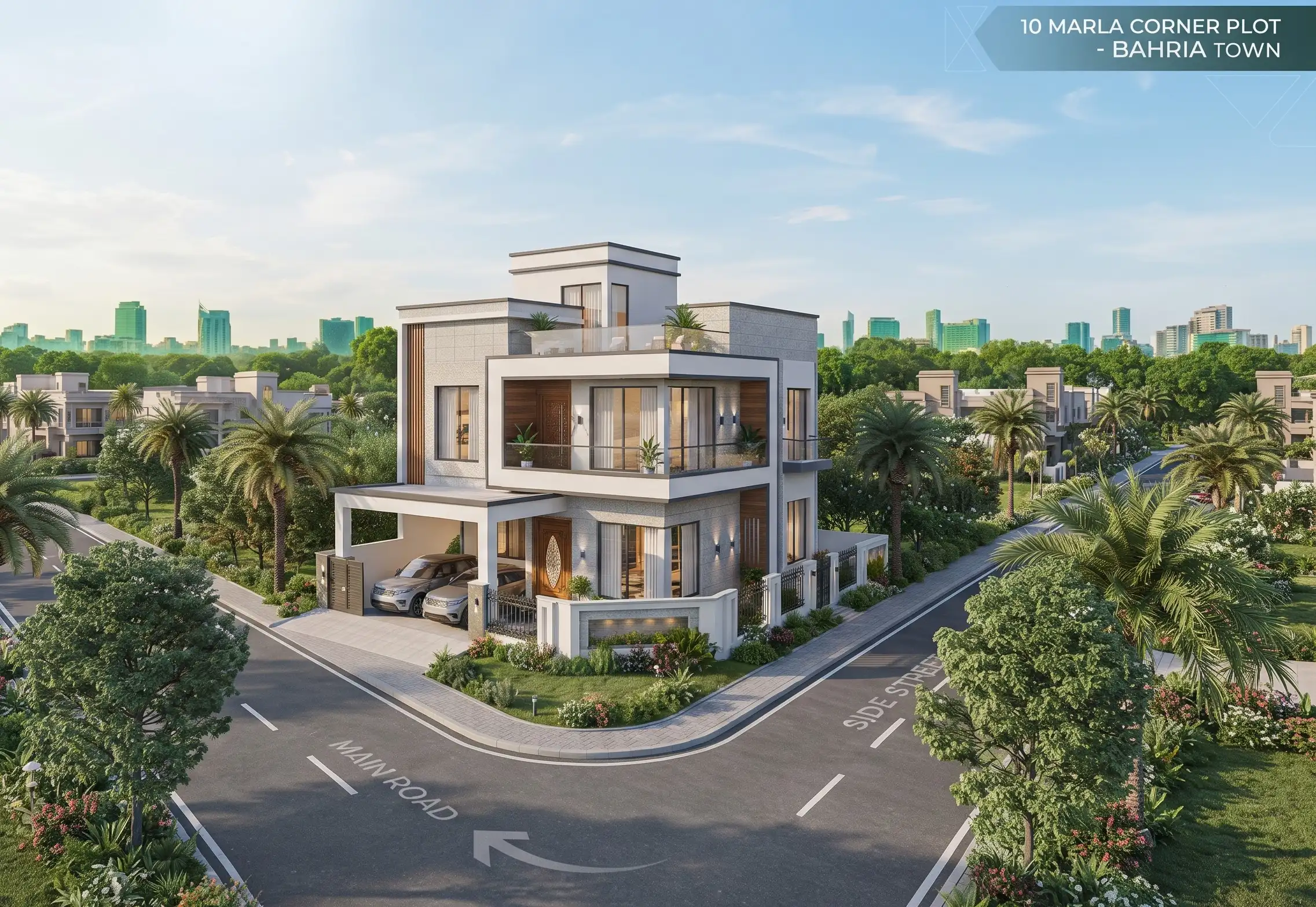Corner Plot in Bahria Town · Sector C